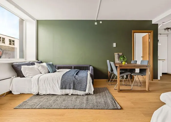 Lejlighed Dinbnb I Top-modern In Historical Sandviken Bergen